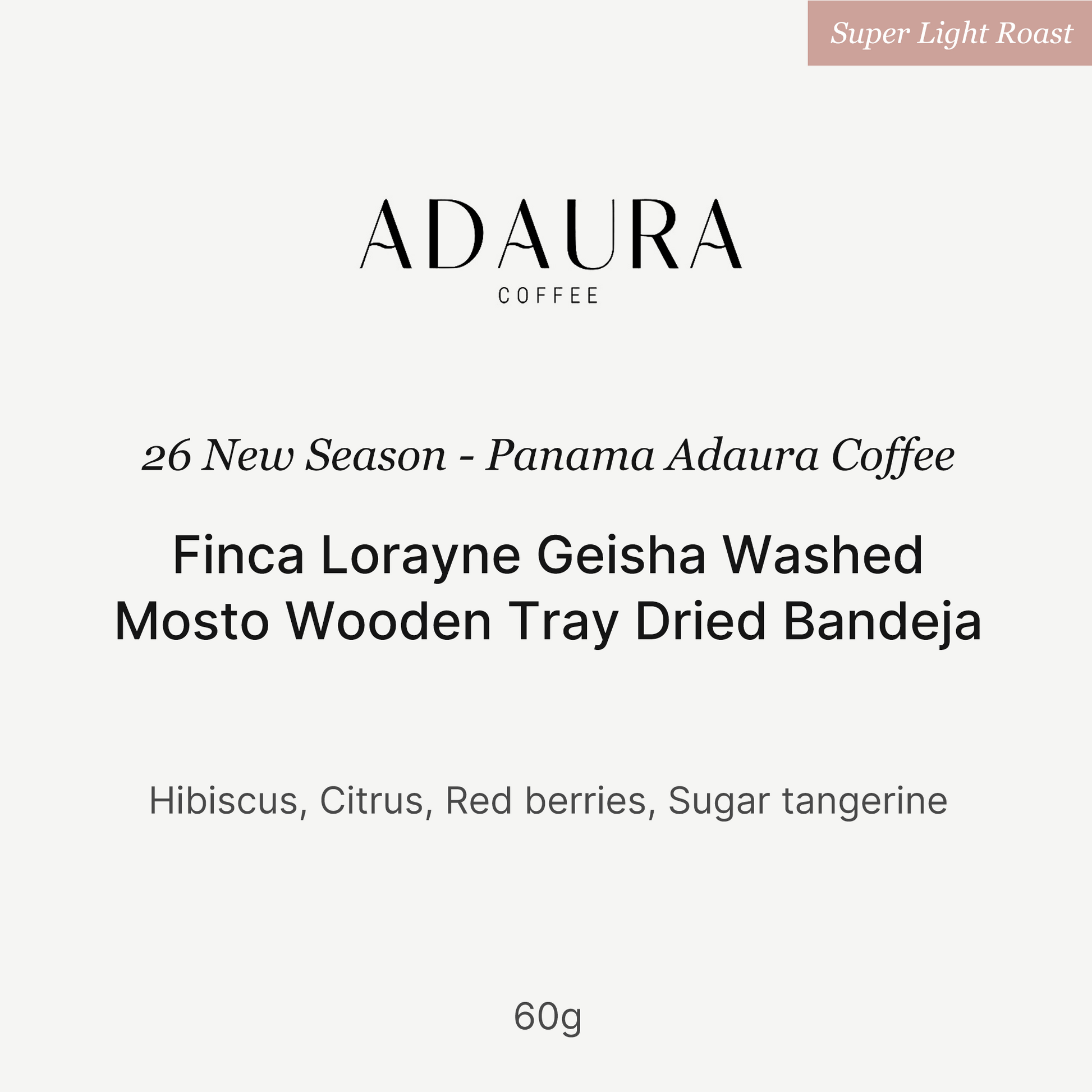 Big Sur - Finca Lorayne Bandeja (Panama) - Gesha | 60g