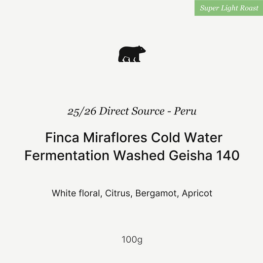 Big Sur - Finca Miraflores Lot 140 (Peru) - Washed Gesha | 50g