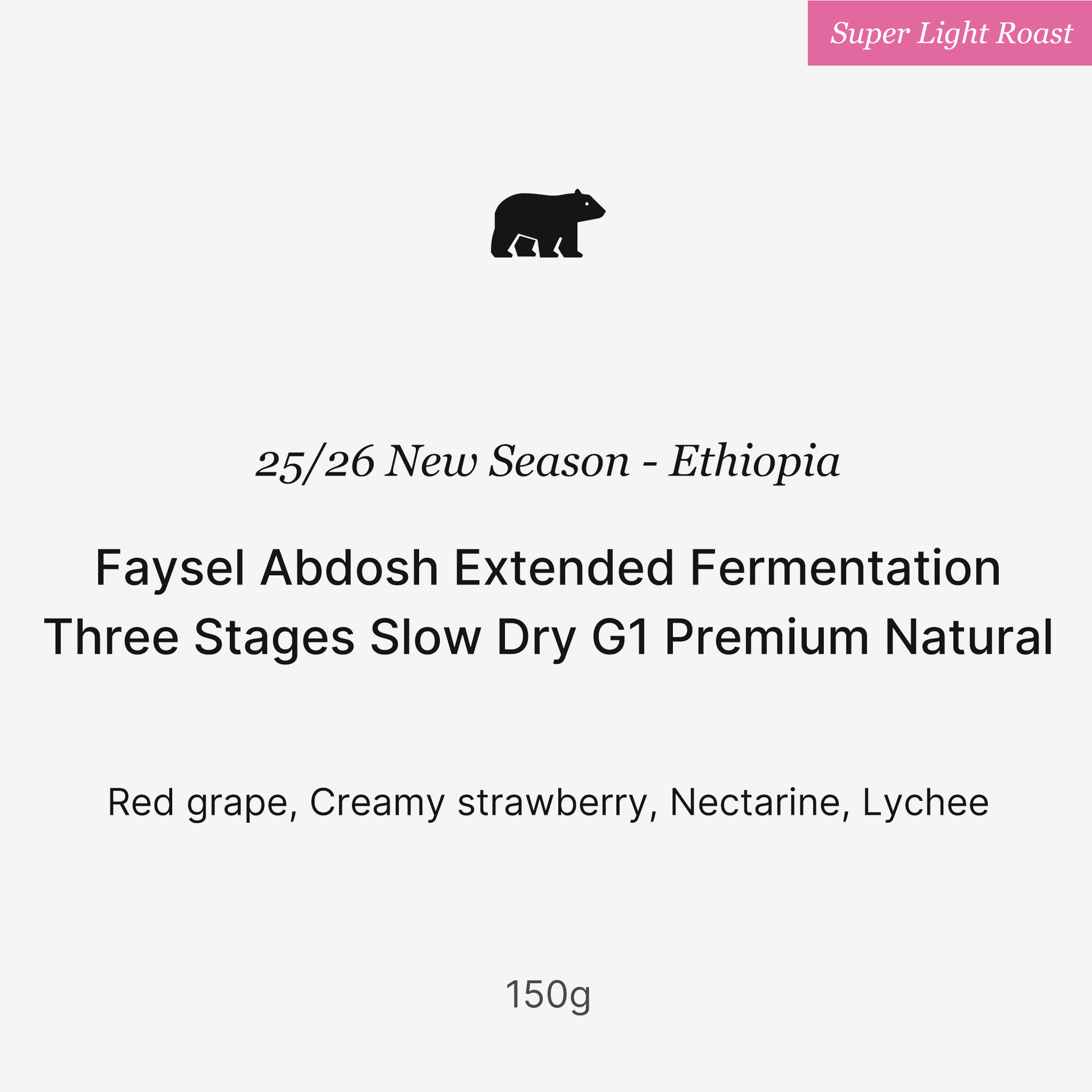 Big Sur - Faysel Abdosh Extended Fermentation Three Stages (Ethiopia) - Natural Eth Landrace | 150g