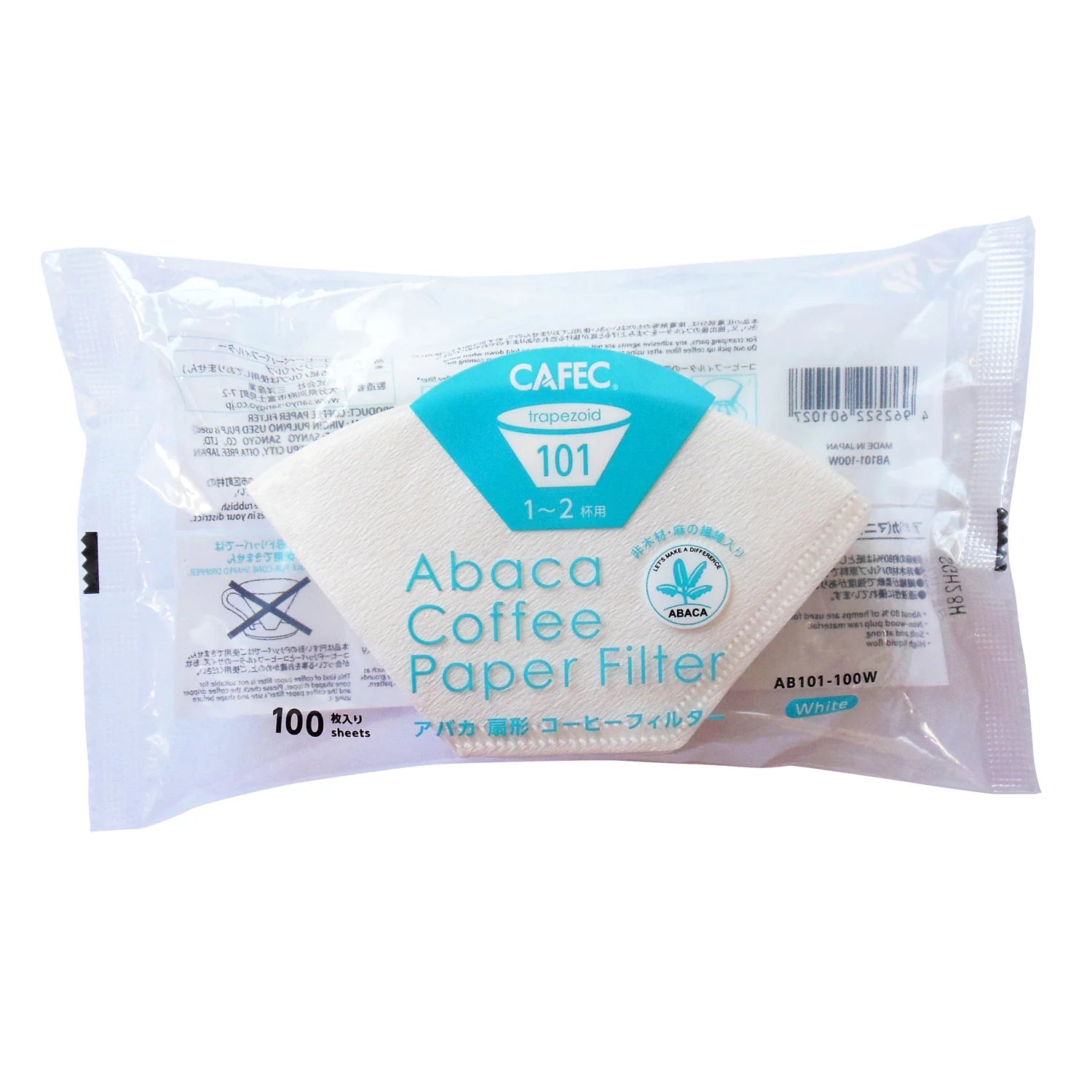 Cafec Trapezoid 101 Filters (100 sheets)