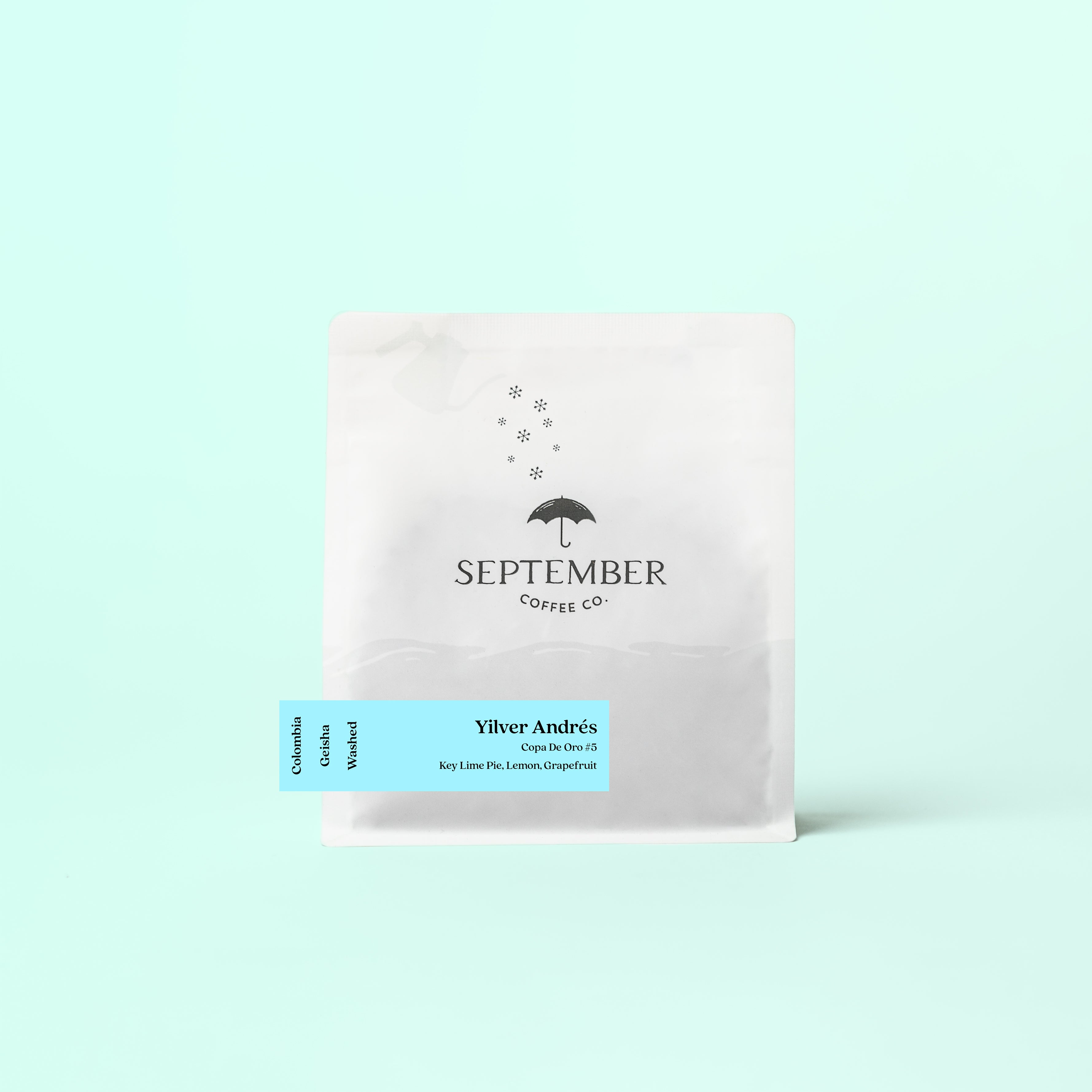 September - Yilver Andres Copa de Oro #5 (Colombia) - Washed Gesha | 50g