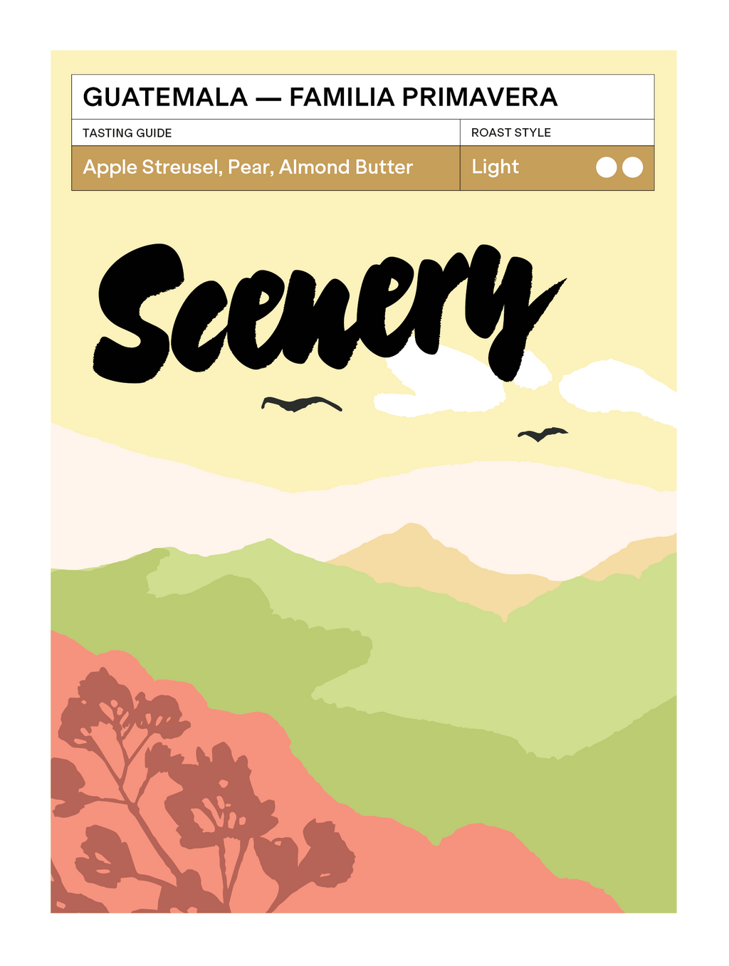Scenery - Familia Primavera (Guatemala) - Caturra, Catuai, Bourbon | 200g