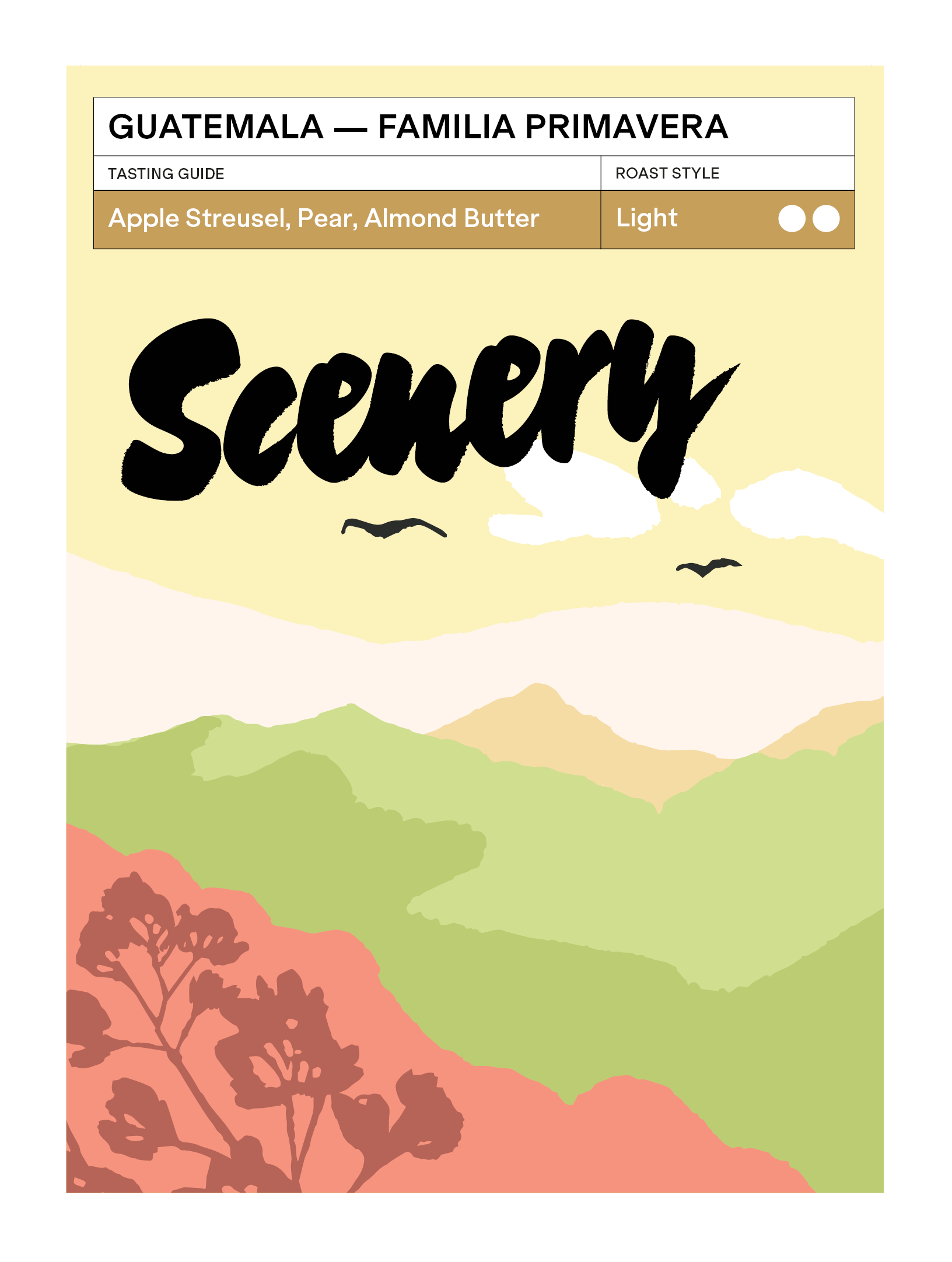 Scenery - Familia Primavera (Guatemala) - Caturra, Catuai, Bourbon | 200g