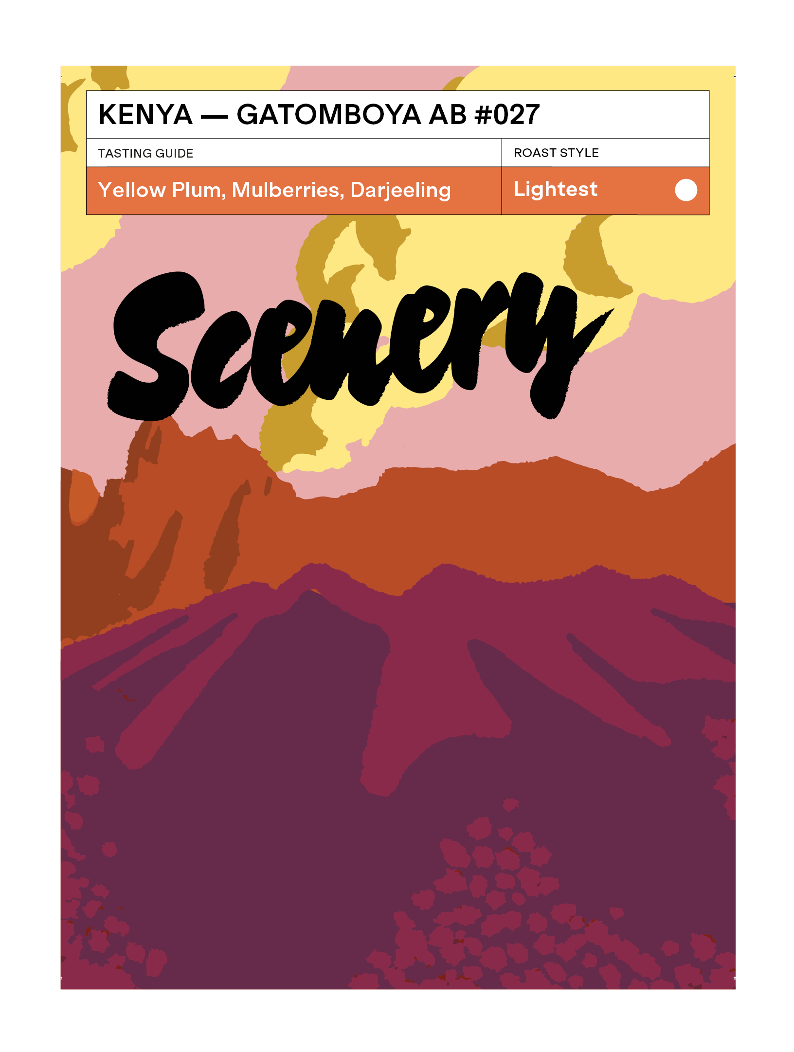 Scenery - Gatomboya AB (Kenya) - Washed Kenyan Varietals | 50g