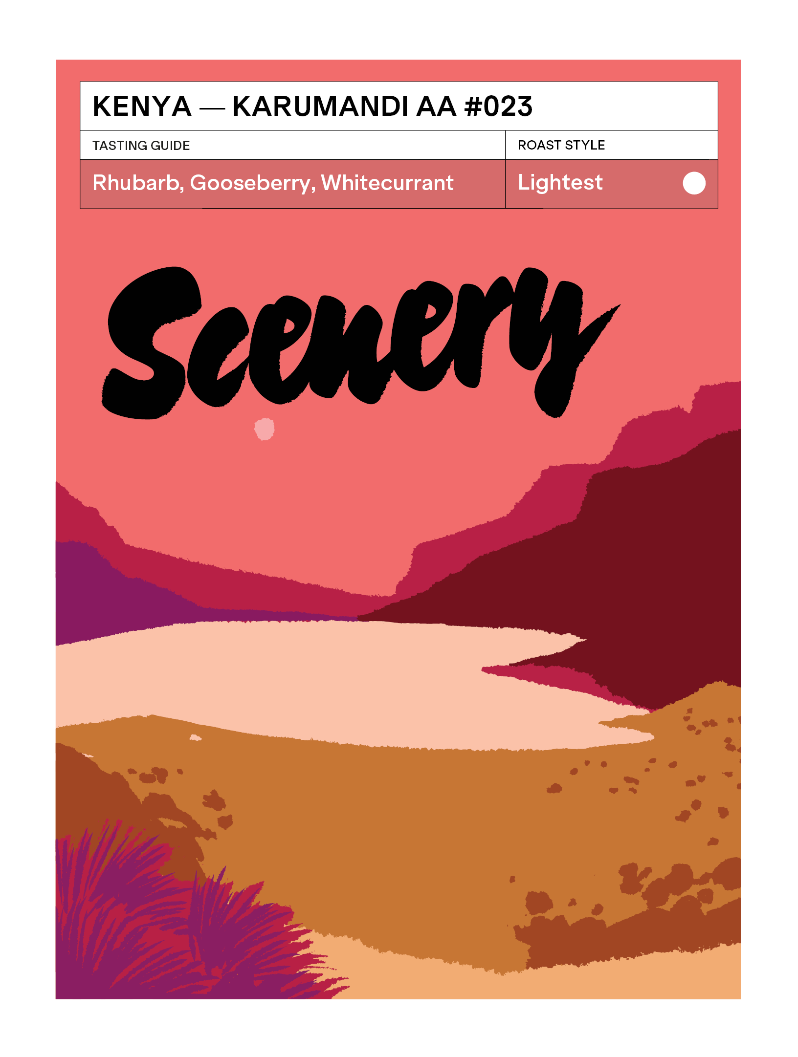 Scenery - Karumandi AA (Kenya) - Washed Kenyan Varietals | 50g